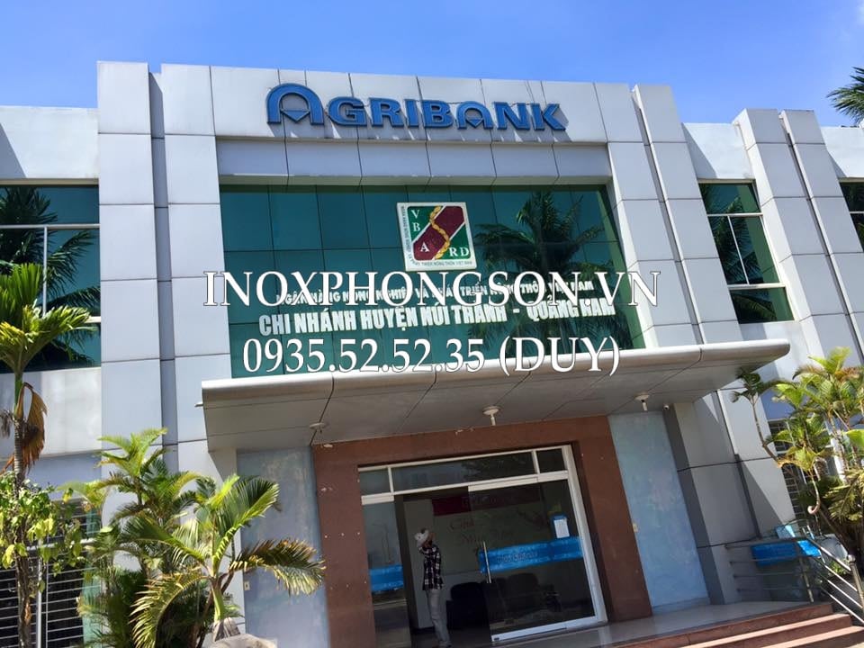 Cửa Cổng Xếp cho Agribank chi nhánh Núi Thành, Quảng Nam