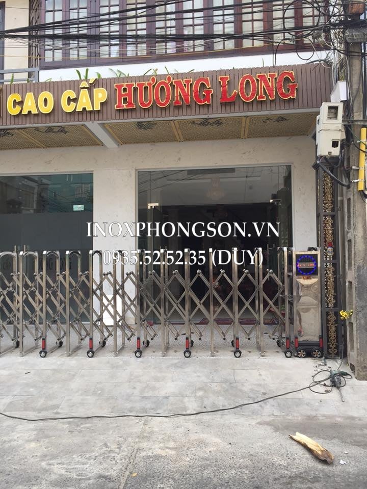Một số Bản vẽ Autocad Cửa cổng xếp | Cửa Cổng Xếp Inox Phong Sơn