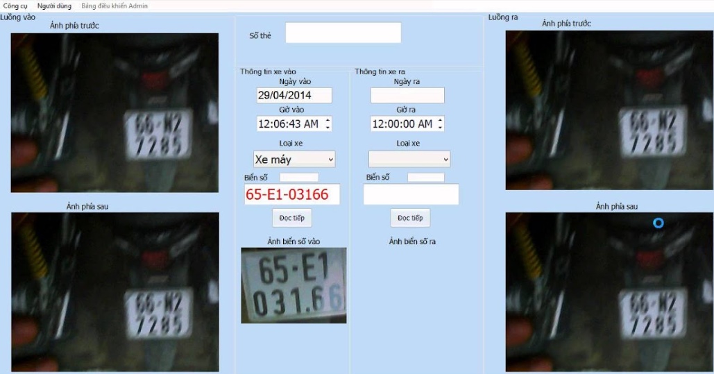phần mềm nhận diện biển số xe máy